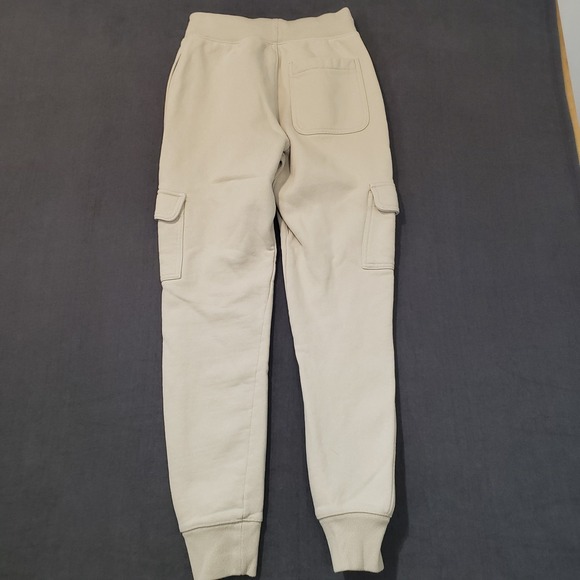 Champion Reverse Weave Sweatpants Mens Small Tan Joggers Drawstring Pockets - Picture 2 of 10